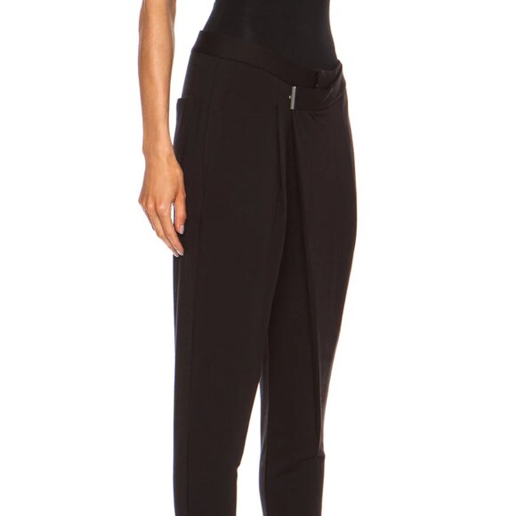 Helmut Lang Villous Origami Rayon-Blend Pants in Black Size S New With Tags - Picture 7 of 11